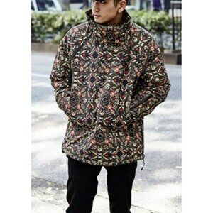 Men's Timberland X Atmos Printer Insulated Pullover Jacket NWT Large